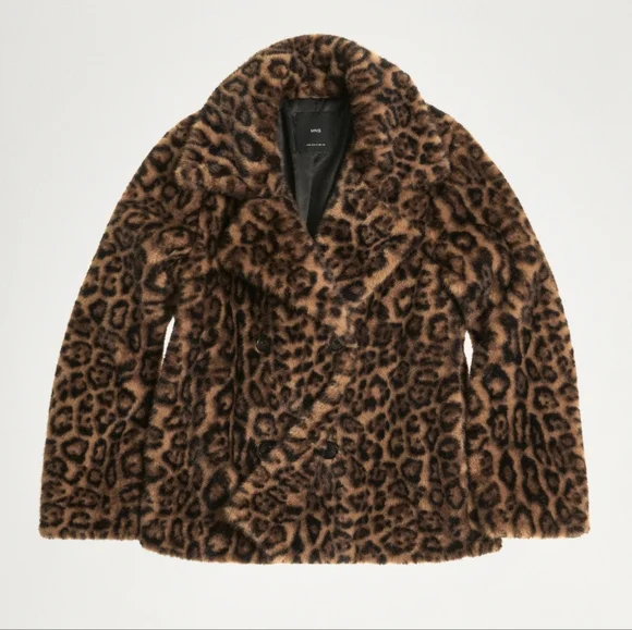 MANGO Exclusive Faux Fur Coat - Picture 8 of 8